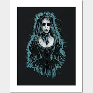 Dark Goth Girl Posters and Art